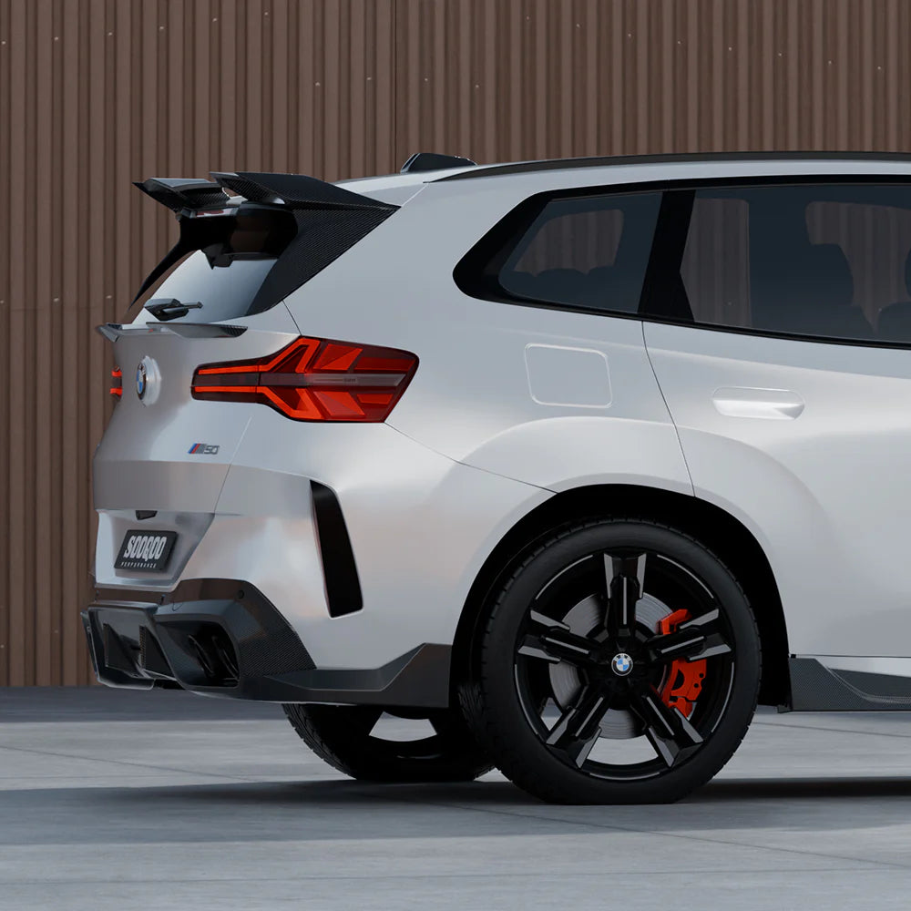 Sooqoo Dry Carbon Rear Window Fins for BMW X3 G45 (2024–Present)