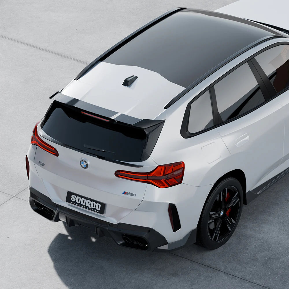 Sooqoo Dry Carbon Rear Spoiler for BMW X3 G45 (2024–Present)