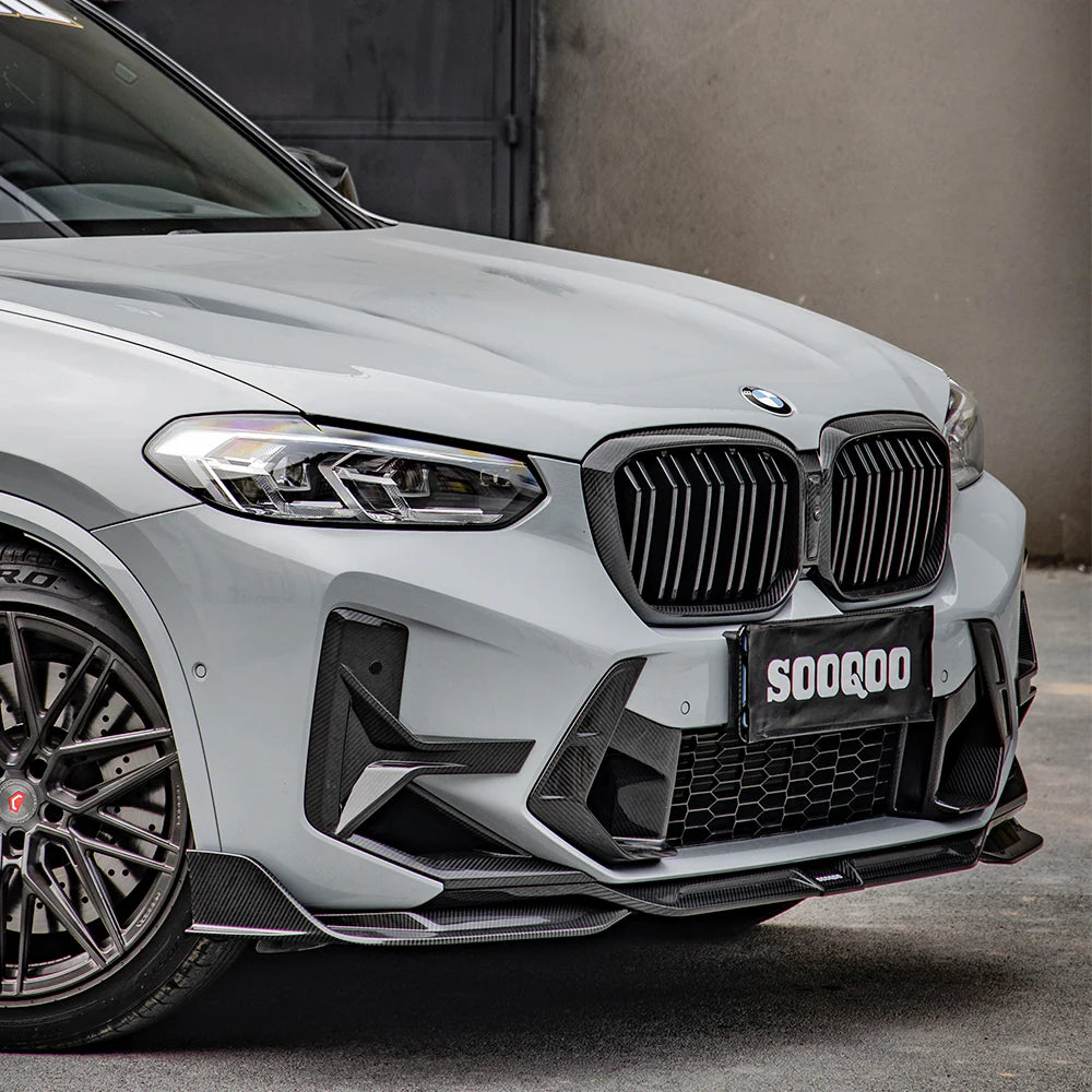 Sooqoo Dry Carbon V1 Front Lip for BMW X3M F97 / X4M F98 (2019–Present)