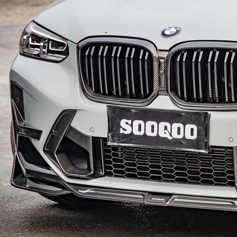 Sooqoo Dry Carbon V1 Front Lip for BMW X3M F97 / X4M F98 (2019–Present)