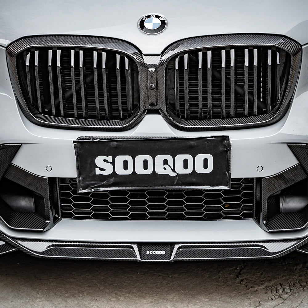Sooqoo Dry Carbon V1 Front Lip for BMW X3M F97 / X4M F98 (2019–Present)