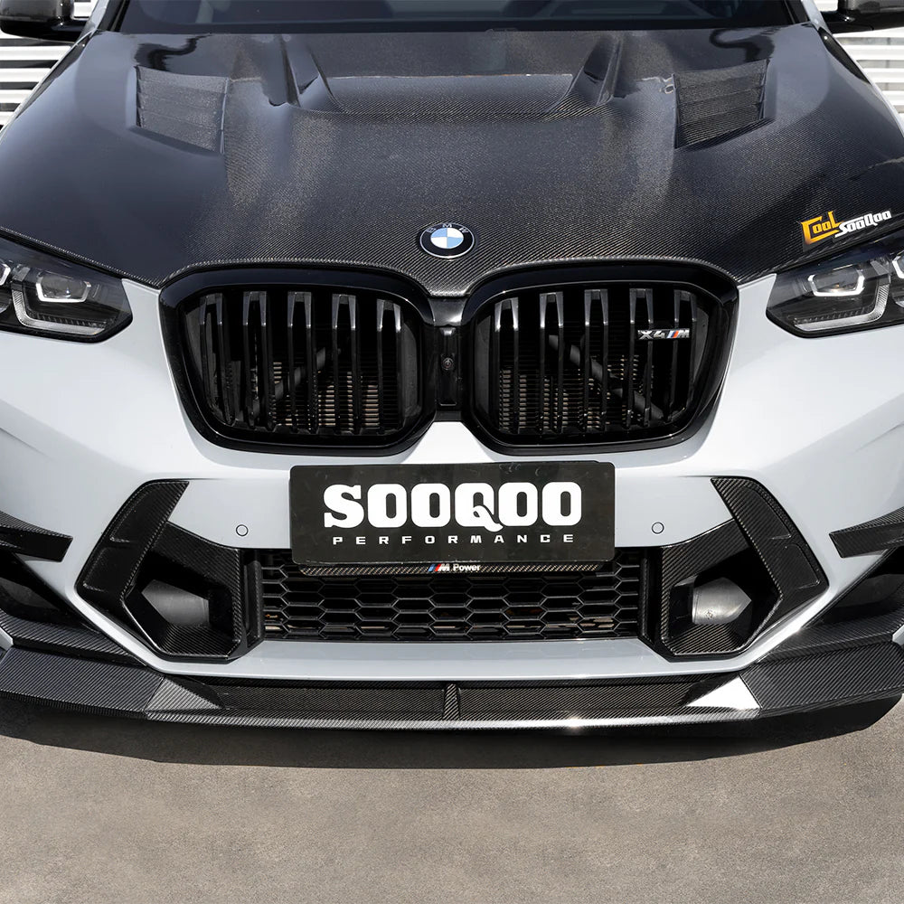 Sooqoo Dry Carbon V2 Front Lip for BMW X3M F97 / X4M F98 (2019–Present)