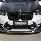Sooqoo Dry Carbon V2 Front Lip for BMW X3M F97 / X4M F98 (2019–Present)