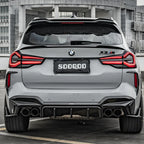 Sooqoo Dry Carbon LCI Rear Diffuser for BMW X3M F97 / X4M F98 (2019–Present)