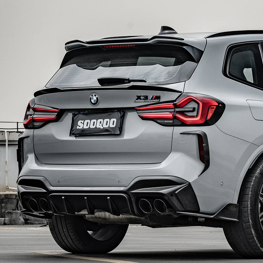 Sooqoo Dry Carbon Top Spoiler for BMW X3M F97 / X4M F98 (2019–Present)
