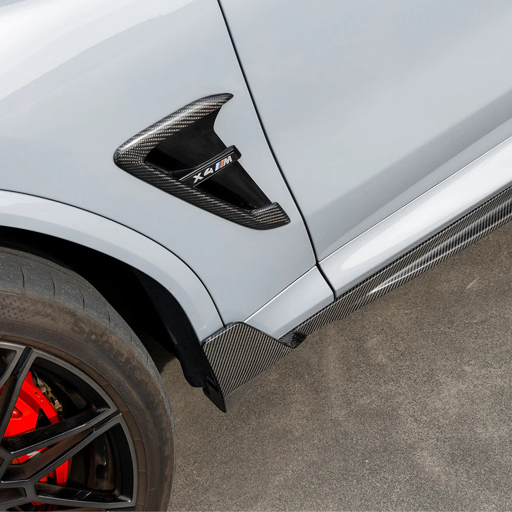 Sooqoo Dry Carbon V2 Side Skirt Set for BMW X3M F97 / X4M F98 (2019–Present)