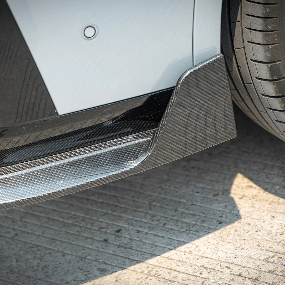 Sooqoo Dry Carbon Rear Diffuser with Brake Light for BMW X4 G02 (2020–Present)