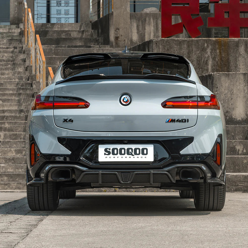 Sooqoo Dry Carbon Rear Spoiler for BMW X4M F98 (2019–Present)