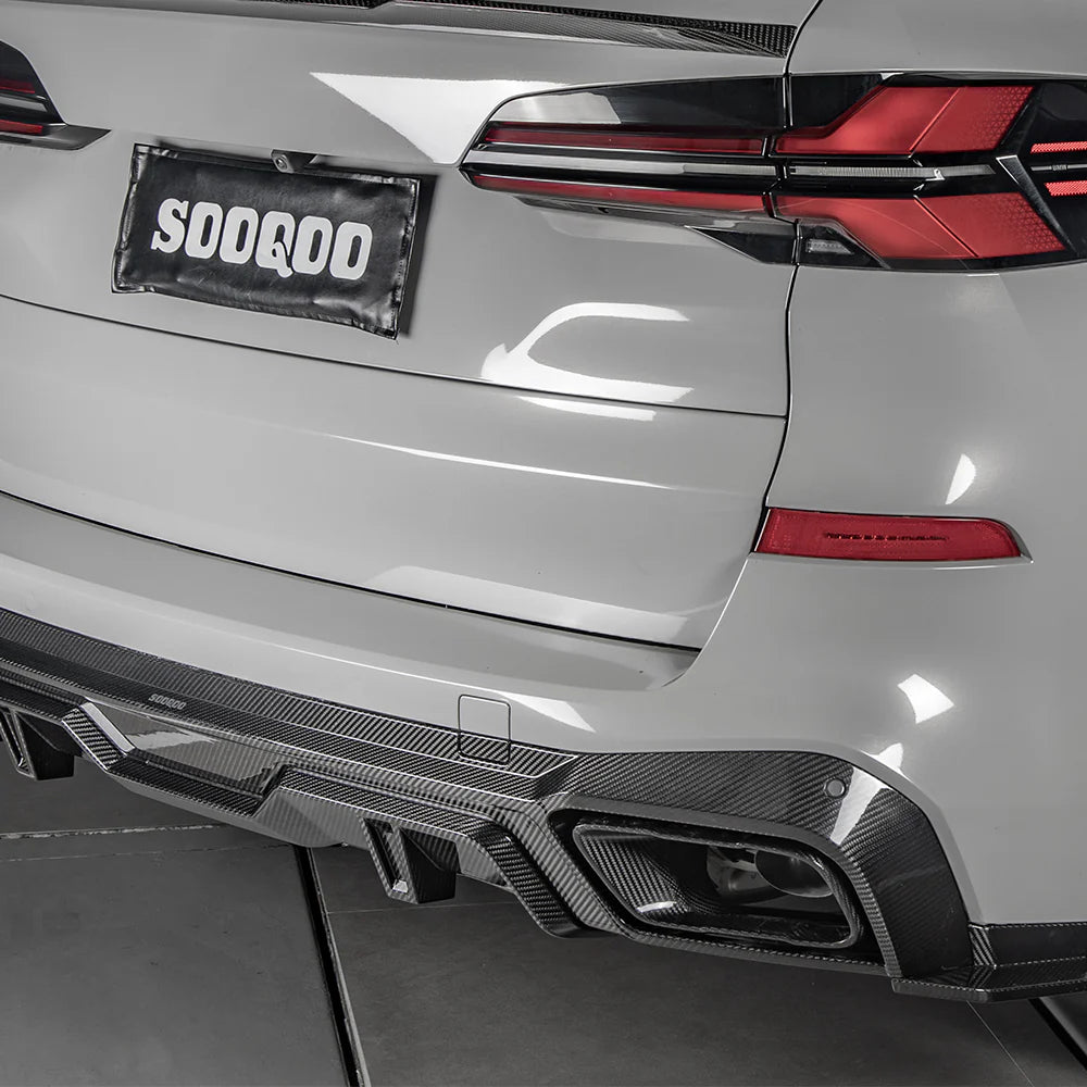 Sooqoo Dry Carbon Exhaust Tips for BMW X5 G05 (2019–Present)