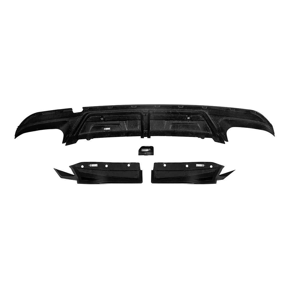 Sooqoo Dry Carbon Rear Diffuser with Brake Light for BMW X5M F95 (2020–Present)