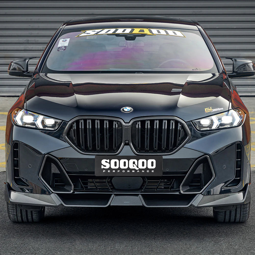 Sooqoo Dry Carbon Facelift Front Lip for BMW X6 G06 (2020–Present)