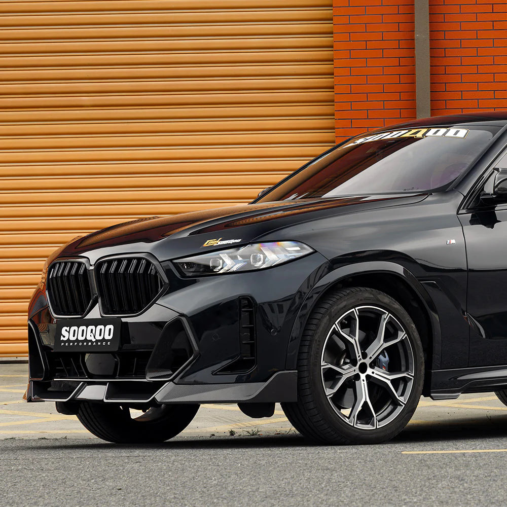 Sooqoo Dry Carbon Facelift Front Lip for BMW X6 G06 (2020–Present)