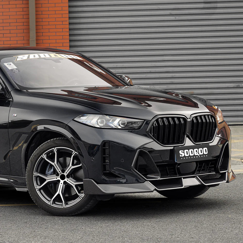 Sooqoo Dry Carbon Facelift Front Lip for BMW X6 G06 (2020–Present)