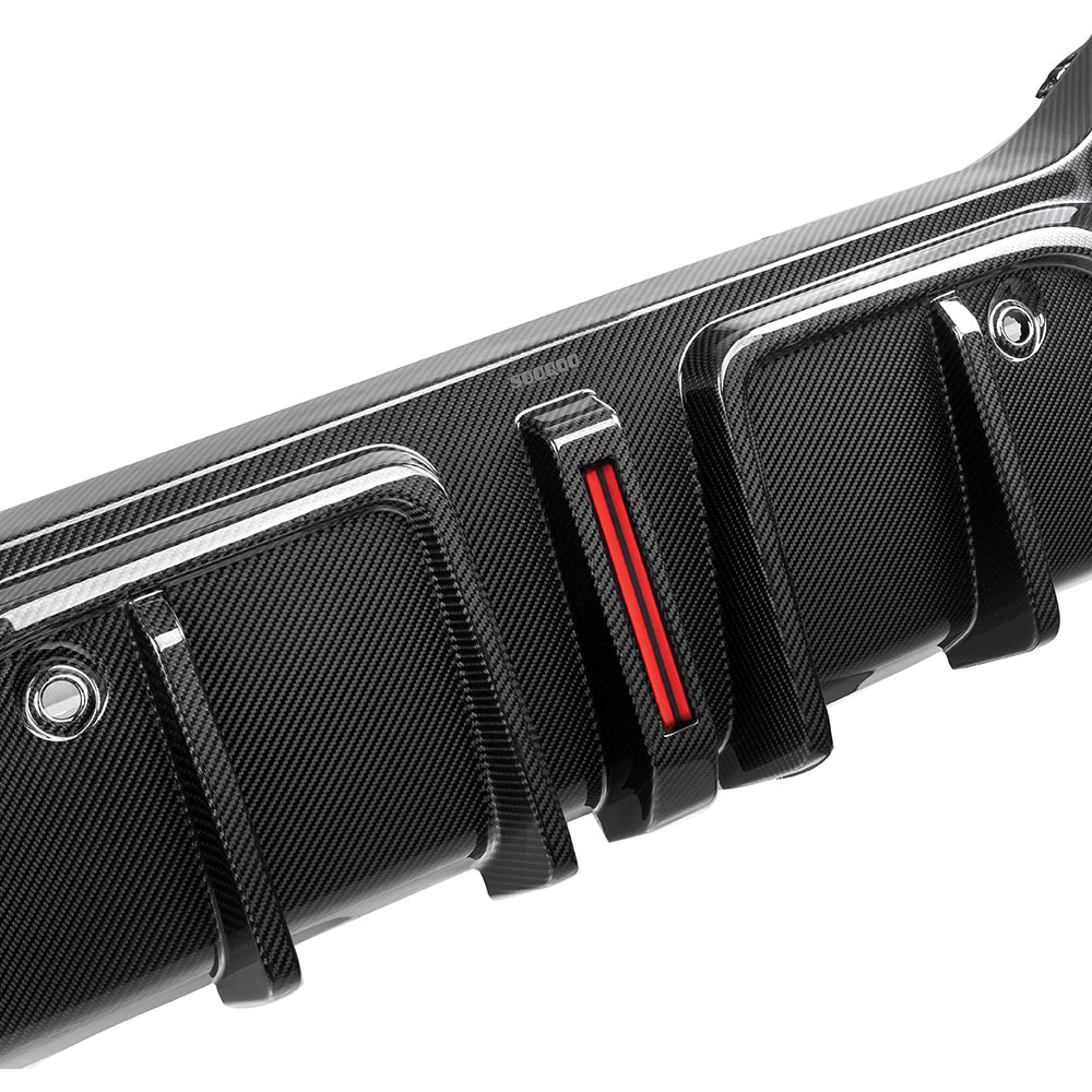 Sooqoo Dry Carbon Rear Diffuser with Brake Light for BMW X6 G06 (2020–Present)