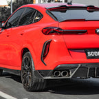 Sooqoo Dry Carbon Rear Bumper Insert for BMW X6M F96 (2020–Present)
