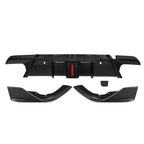 Sooqoo Dry Carbon Rear Diffuser w/Brake Light for BMW X6M F96 (2020–Present)