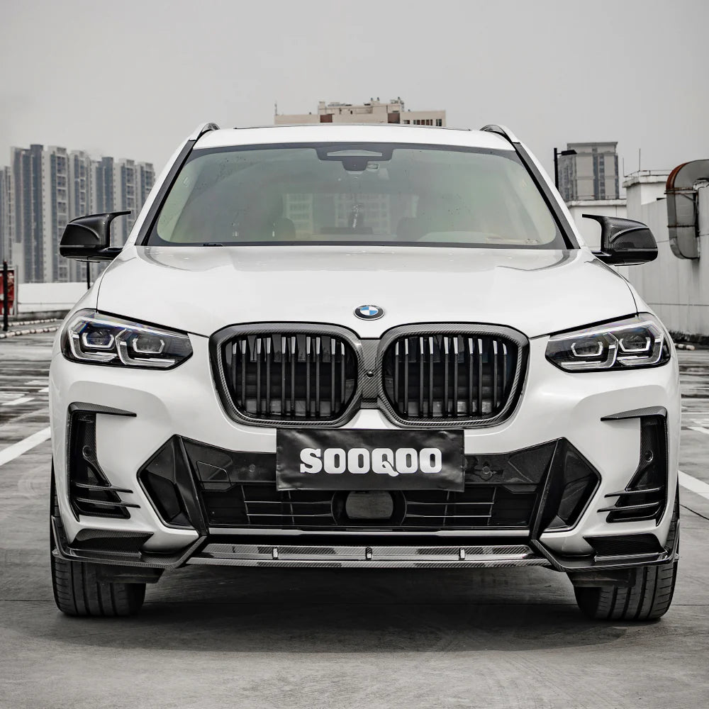 Sooqoo Dry Carbon Front Lip for BMW iX3 G08 (2020–Present)
