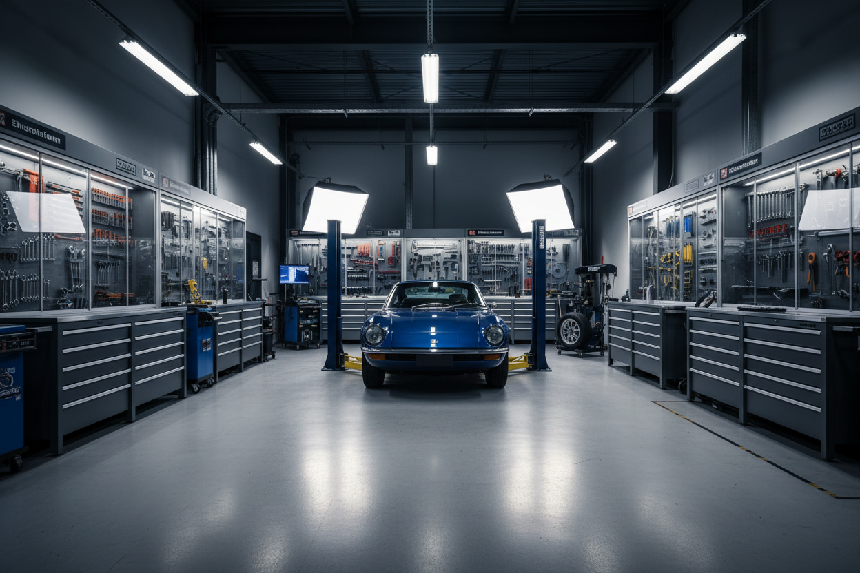 clean automotive workshop shot, studio styling, ultra high detail