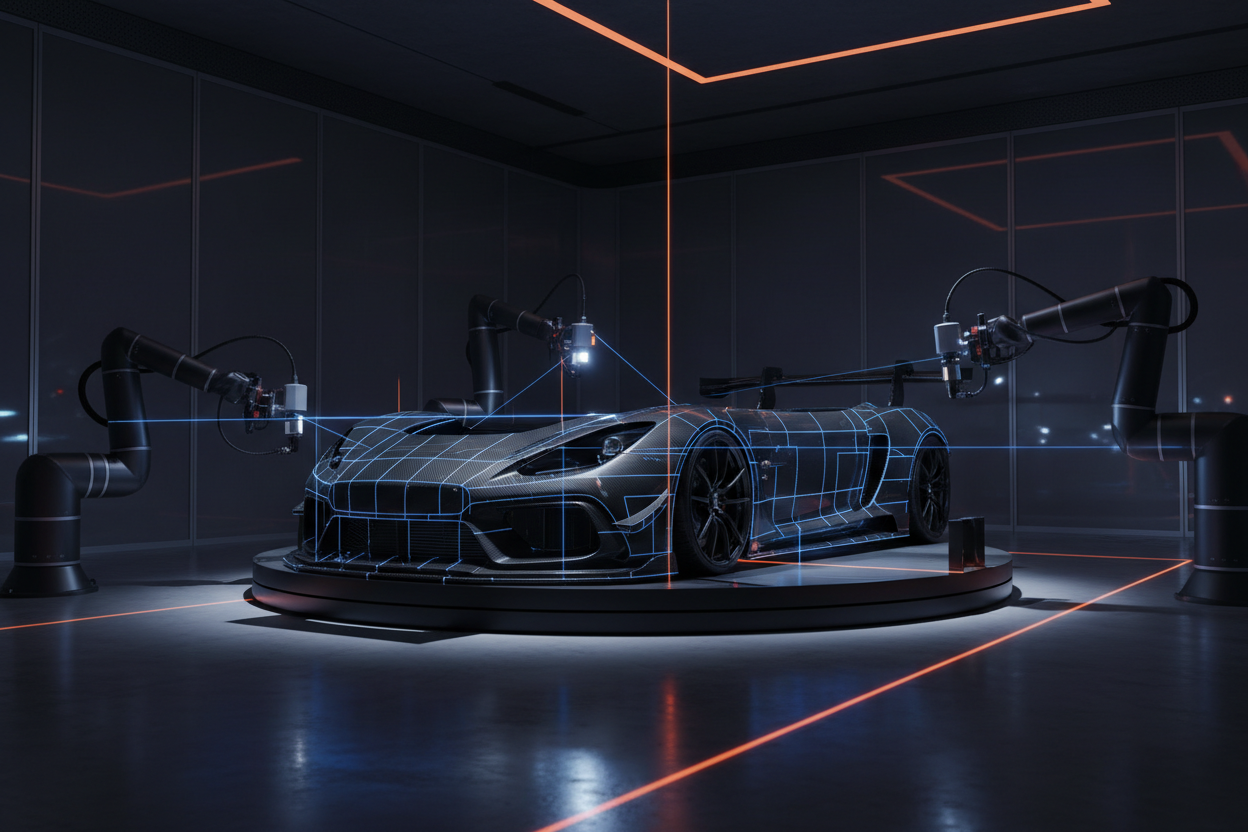 High-accuracy scanning for bodykit development, precision fitment, and product engineering.