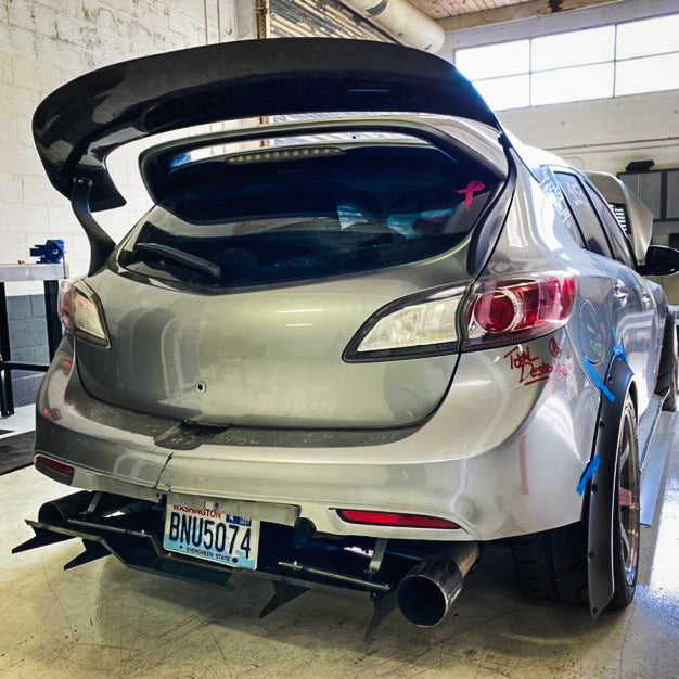 MS3R Gen2 Carbon Aero Wing for 2010-2013 Mazdaspeed 3